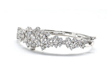 Load image into Gallery viewer, Diamond Cluster Fancy Bangle
