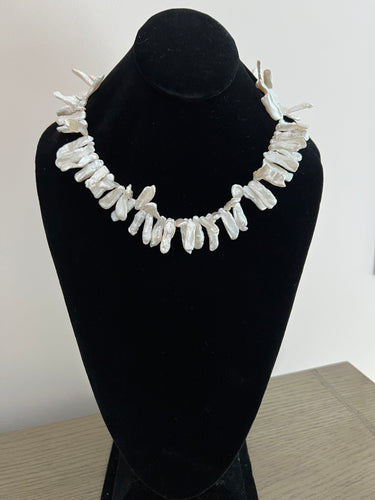 Biwa Freshwater Pearl Necklace - minadjewelry