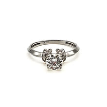 Load image into Gallery viewer, Knife Edge Shank Diamond Engagement Ring
