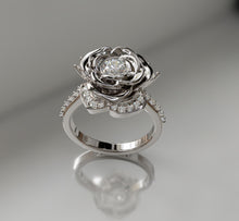 Load image into Gallery viewer, Diamond Rose Ring
