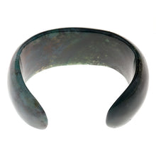 Load image into Gallery viewer, Deep Green Aventurine Solid Stone Cuff Bracelet - minadjewelry
