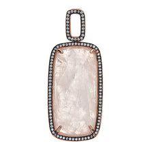 Load image into Gallery viewer, Rose Quartz or Amethyst Pendant Necklace - minadjewelry
