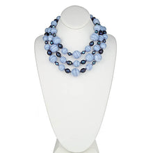 Load image into Gallery viewer, Blue Lace Agate Collar Statement Necklace
