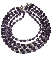 Load image into Gallery viewer, Amethyst Statement Necklace
