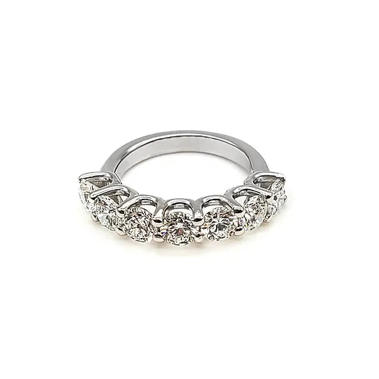 Seven Stone Diamond Wedding Ring