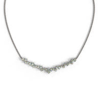 Load image into Gallery viewer, V Shape diamond necklace
