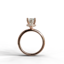 Load image into Gallery viewer, Crown Head Diamond Engagement Ring
