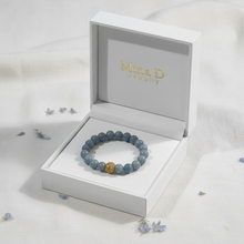 Load image into Gallery viewer, Angelite Starburst Bracelet Gift Box
