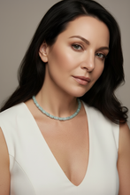 Load image into Gallery viewer, Aquamarine Necklace - Dark Hair Studio
