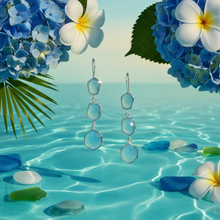 Load image into Gallery viewer, Blue Chalcedony Earrings Editorial
