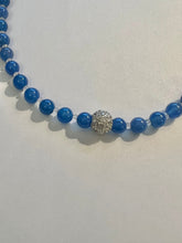 Load image into Gallery viewer, Blue Jade Starburst Necklace
