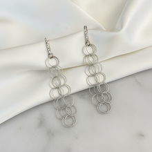 Load image into Gallery viewer, Cascading circle earrings - closer to original
