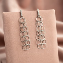 Load image into Gallery viewer, Cascading circle earrings - second variation
