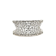 Load image into Gallery viewer, Cluster Diamond Bangle Cuff Bracelet
