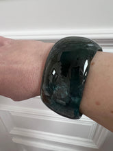 Load image into Gallery viewer, Deep Green Aventurine Solid Stone Cuff Bracelet - minadjewelry

