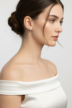 Load image into Gallery viewer, Diamond Cluster Stud With Hair
