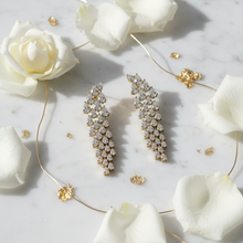 Load image into Gallery viewer, Diamond Earrings Flat Lay
