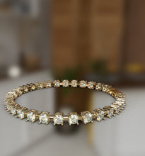 Load image into Gallery viewer, diamond bar tennis bracelet
