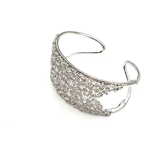 diamond cluster cuff