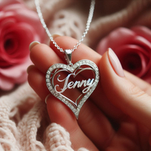 Load image into Gallery viewer, diamond name necklace Jenny
