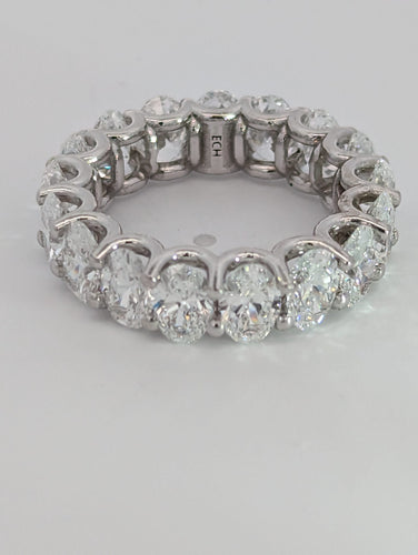 diamond oval eternity band mina d fine jewelry