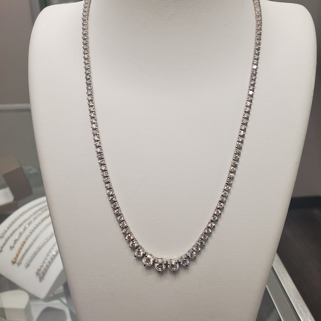 diamond tennis necklace