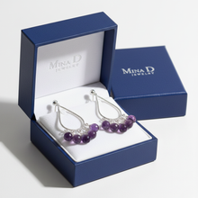 Load image into Gallery viewer, Earrings in Mina D Blue Box
