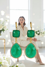 Load image into Gallery viewer, Editorial Composite - Green Onyx Double Drop
