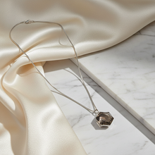 Load image into Gallery viewer, Enhanced smoky quartz pendant
