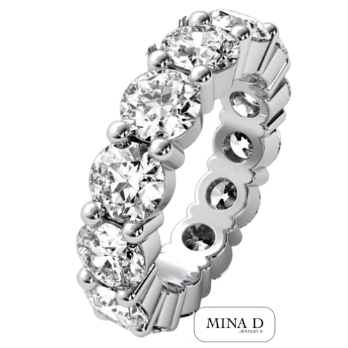 diamond eternity band rounds