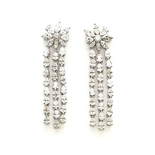 Load image into Gallery viewer, fancy shape diamond drop earrings
