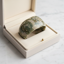 Load image into Gallery viewer, Natural stone cuff bracelet in jewelry box
