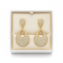 Load image into Gallery viewer, In box gold teardrop
