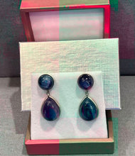Load image into Gallery viewer, Kyonite Bezel set Earrings - minadjewelry
