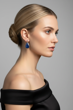 Load image into Gallery viewer, Kyanite Teardrop Earring Elevated Editorial
