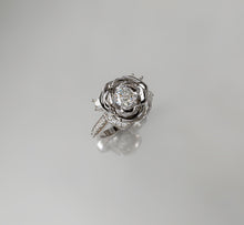 Load image into Gallery viewer, Diamond Rose Ring
