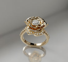 Load image into Gallery viewer, Diamond Rose Ring

