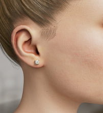 Load image into Gallery viewer, mina d fine jewelry classic diamond stud earrings .50

