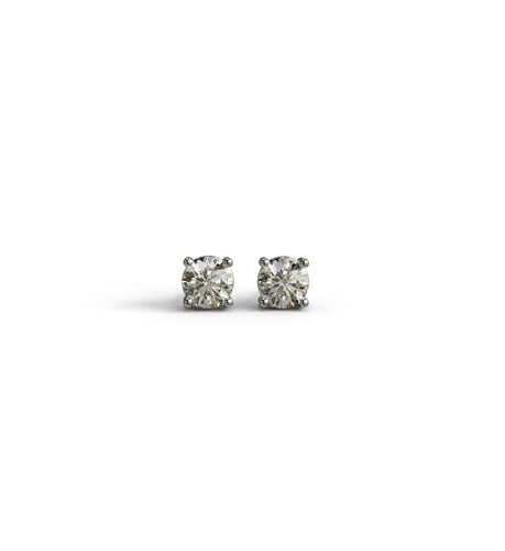 mina d fine jewelry classic diamond stud earrings