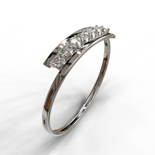 Load image into Gallery viewer, mina d fine jewelry diamond bangle bracelet 
