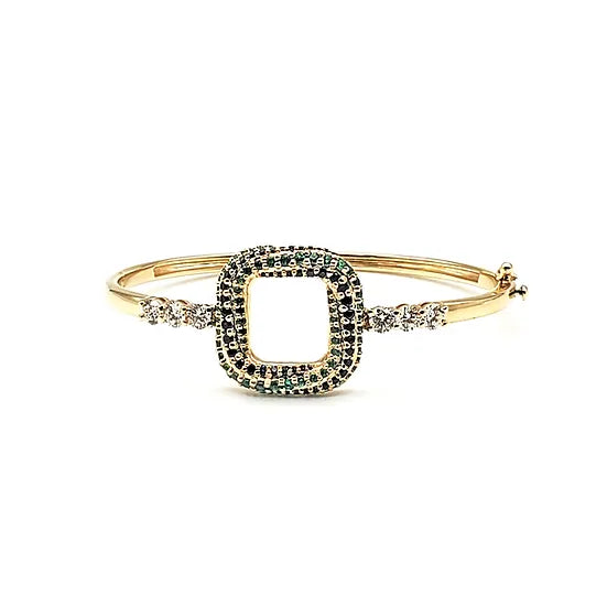 mina d fine jewelry em dand saphire diamond bangle yellow gold