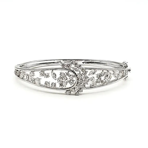 mixed fancy shape diamond bangle mina d fine jewelry