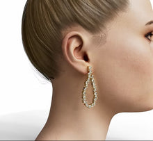 Load image into Gallery viewer, Flowing Mixed Shapes Diamond Earrings - minadjewelry
