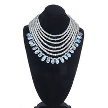 Load image into Gallery viewer, Moonstone Briolle Statement Necklace
