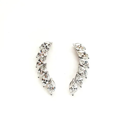 mq diamond statement earrings