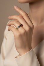 Load image into Gallery viewer, Multicolor Gemstone Ring Model
