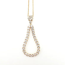 Load image into Gallery viewer, Pear Shape Diamond Pendant
