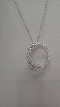 Load and play video in Gallery viewer, Oval Shape Diamond Pendant Necklace
