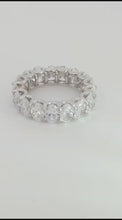 Load and play video in Gallery viewer, Oval Diamond Eternity Band
