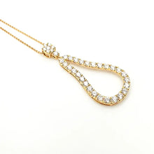 Load image into Gallery viewer, Pear Shape Diamond Pendant
